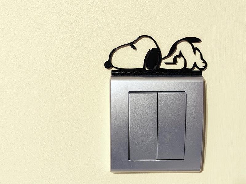 Snoopy Light Switch / Outlet Decoration