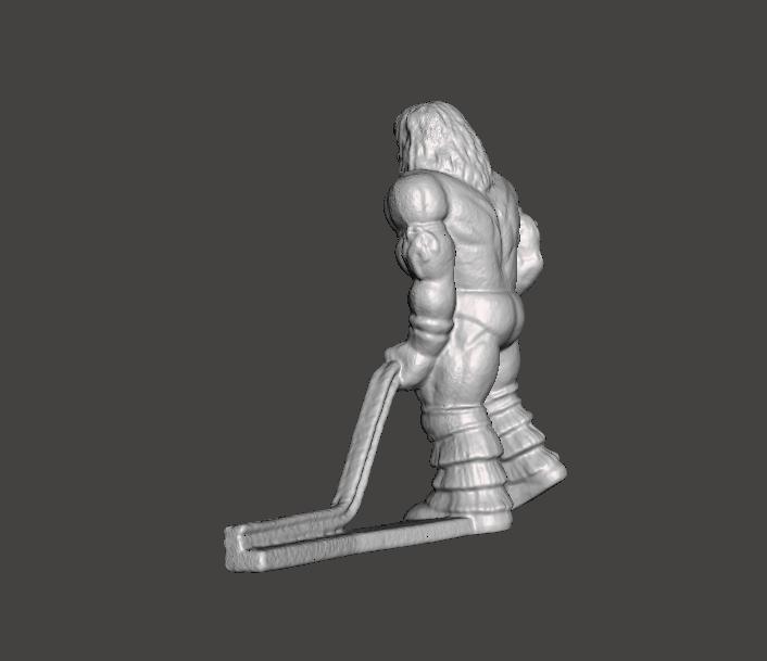 ULTIMATE WARRIOR FIELD HOCKEY PLAYER 1991 WWF SUPERSTARS SHOOT-OUT TABLE FIELD HOCKEY