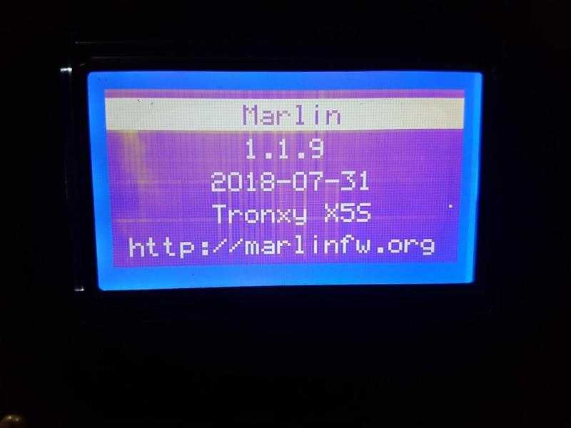 Tronxy X5S Marlin 1.1.9