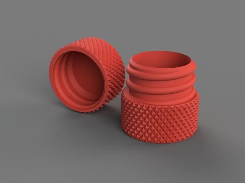 Threaded Container
