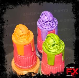 HELLDIVERS HELMET - AK INTERACTIVE QUICK GEN COLOUR COLOR TRANSLUCENT BOTTLE SWATCH SUPER MINI CAP - 18ML