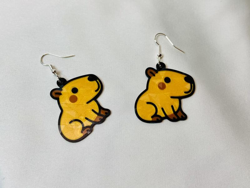 Kawaii Capybara Earrings