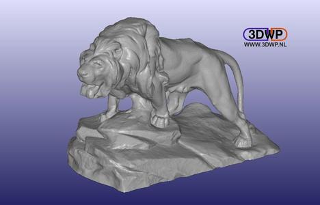 Lion Sculpture 3D Scan