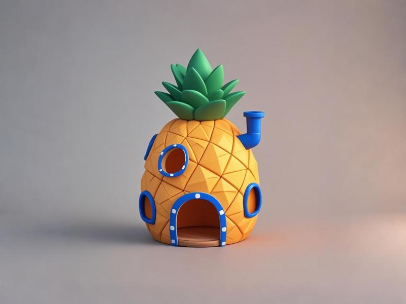 Pineapple House - SpongeBob's House - Animated Series Scene Building Model Ornament