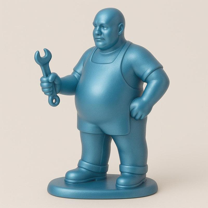 Father's Day craftsman with a belly