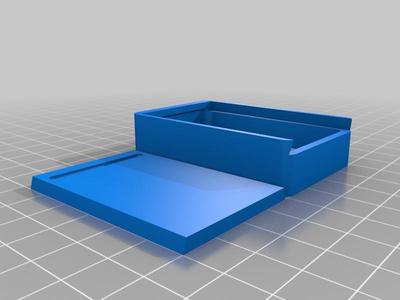 Box with sliding top