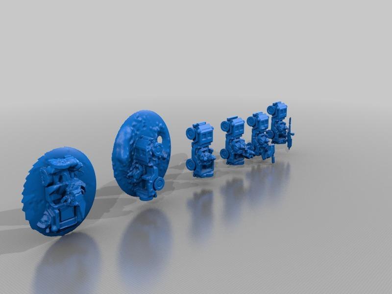 ROBOTECH UEG ASC TC REP CDU Weapon Jeeps