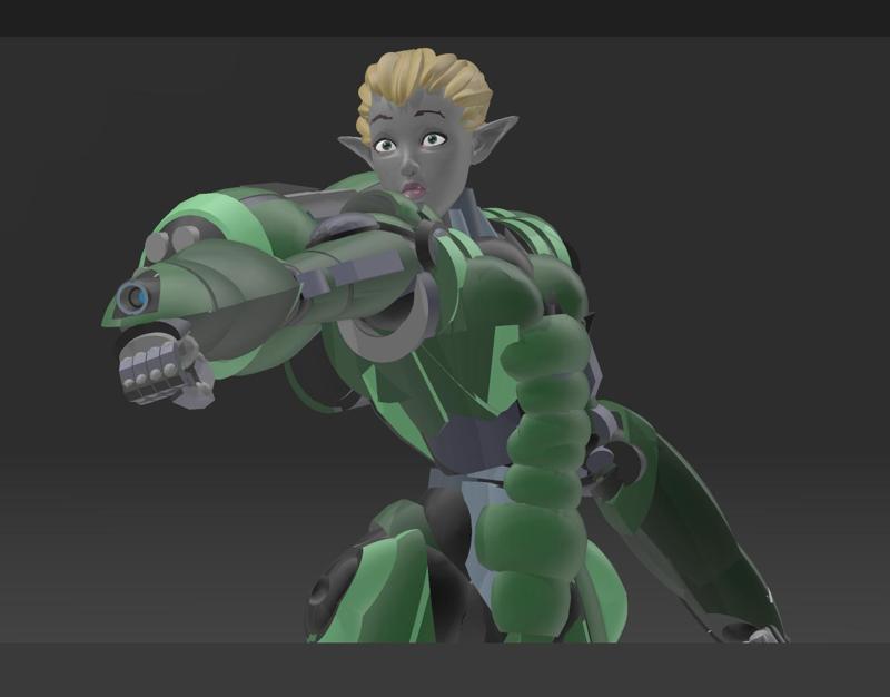 Sehkmet Space Combat armor