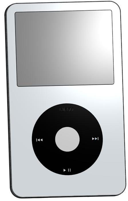 iPod Classic 5th Gen To Scale