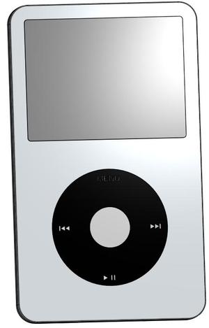 iPod Classic 5th Gen To Scale