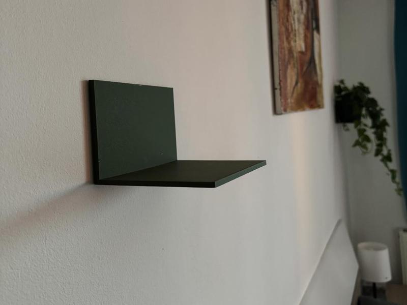 Stick-On Wall Plant Shelf – L Bracket for Pots