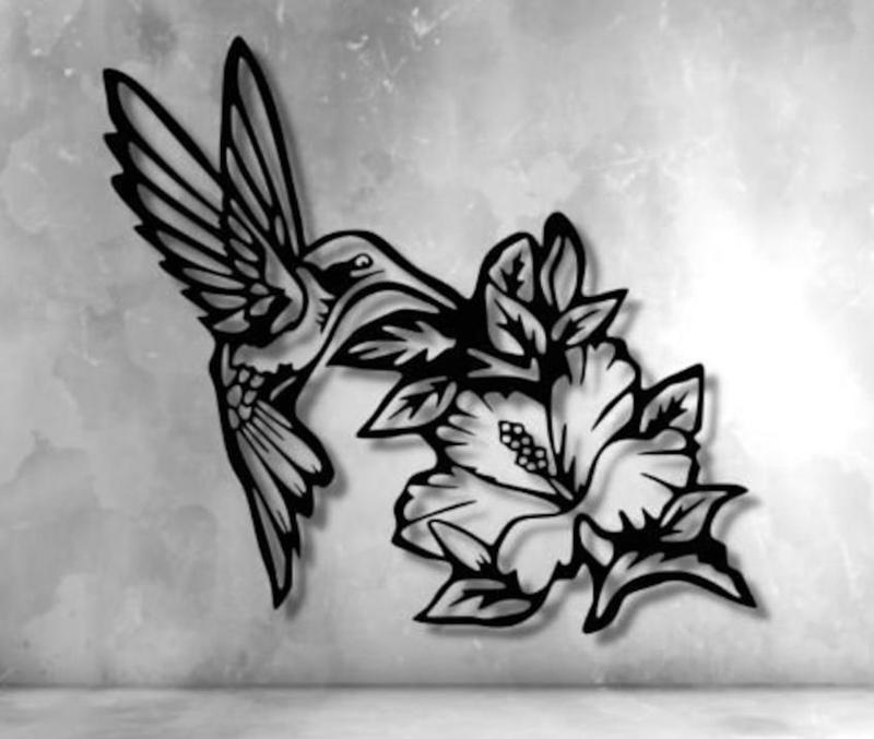 Wall Art - Hummingbird - Kolibri