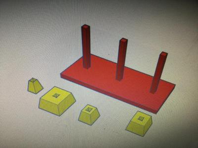 Pyramid puzzle game