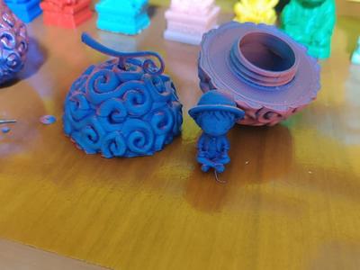 one piece gomu gomu con rosca + luffy