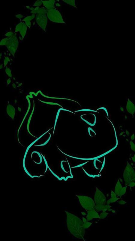 Bulbasaur Color Silhouette Hueforge 113x201
