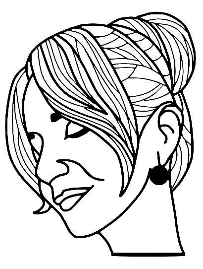 Lana Del Rey Portrait Lineart