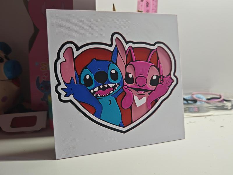 Heart Stitch & Angel - Portrait - 7 colors