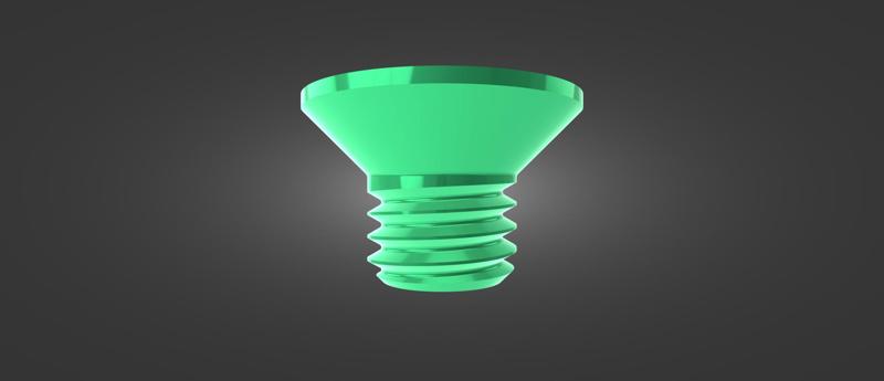 M10 Torx taper head screw set of 17 ISO14581 12-100mm