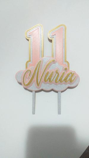 Cymeosh Birthday Cake Decoration 11 years old Boys and Girls, Cake Topper nuria , Cake Decoration 11 Birthday Party Decoration Confetti Balloon Party Decoration