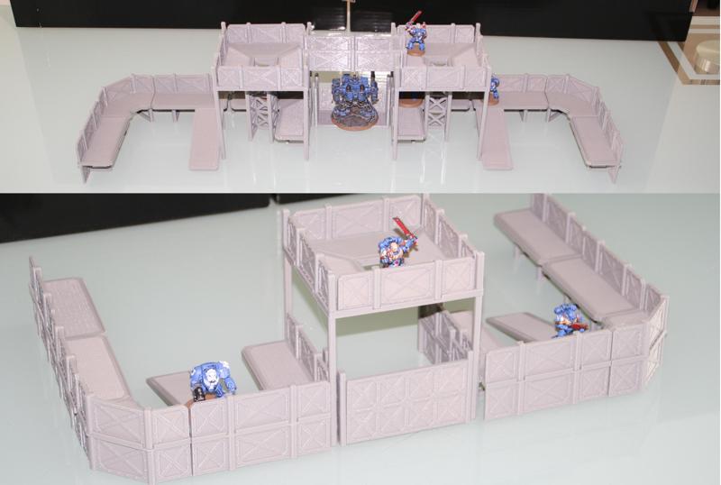 Wargaming compatible Terrain - Modulare Outpost - Add-On for medium Outpost