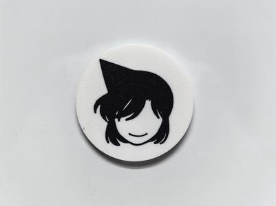 Detective Conan Flat Badge Series - Ran Mouri