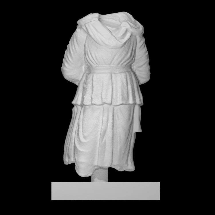 Trapezophoros depicting a Captif