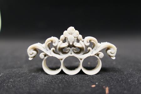Untitled Three Finger Baroque ring