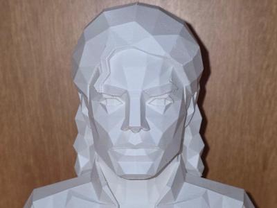Michael Jackson busto low poly