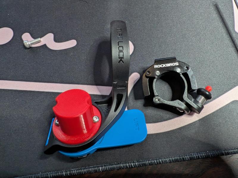 Quad Lock to 22mm mount, like HideMyBell