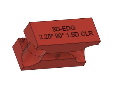 2.25" MANDREL BEND 90 DEGREE X PIPE JIG