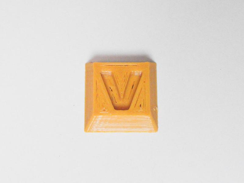 "V" key