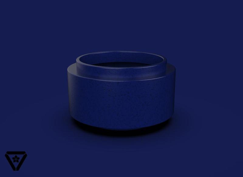 109. Cylinder Pottery Bonsai Pot - V18 - Akari (Inches)