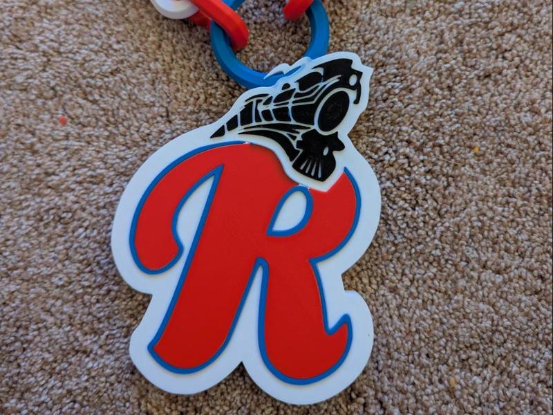 Reading Phillies Train Logo Oversized Pendant