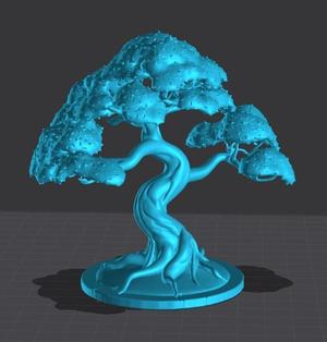 Mystical Bonsai Tree – 3D Printable Fantasy Tree STL