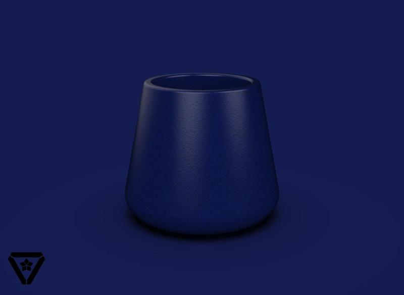 37. Cylinder Geometric Planter Pot -  V4 - Elisha (Inches)