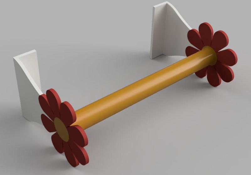 PAPER ROLL HOLDER - PORTA ROTOLO CARTA ASSORBENTE