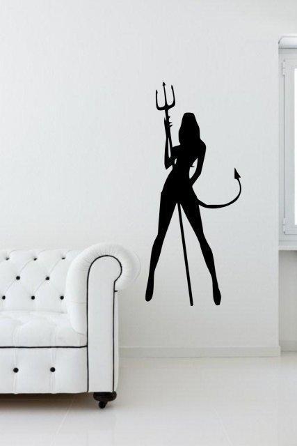 Devil Girl Wall Art Decoration