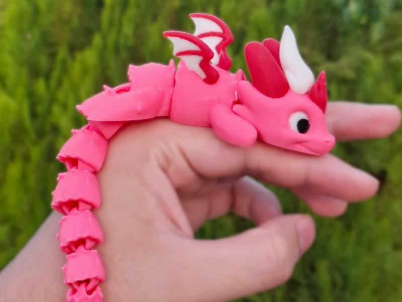 Articulated Fire Dragon