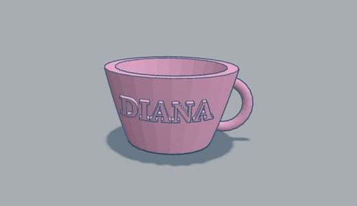 Personalized mug (Diana)