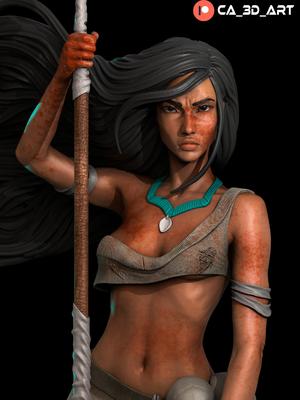 Pocahontas 3D Print