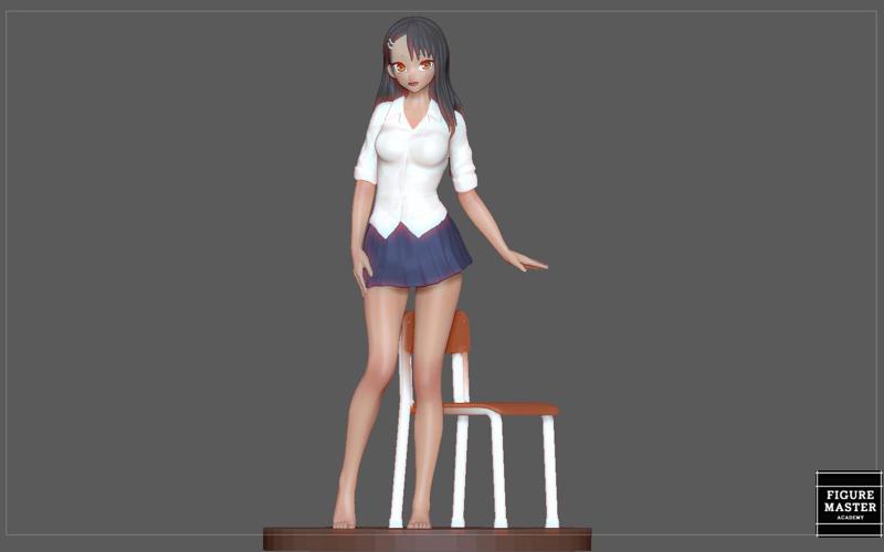 NAGATORO SENPAI CUTE SEXY GIRL GAME ANIME CHARACTER  3D PRINT