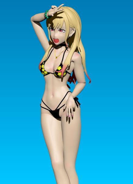 Marin Kitagawa bikini sexy figure My dressup darling