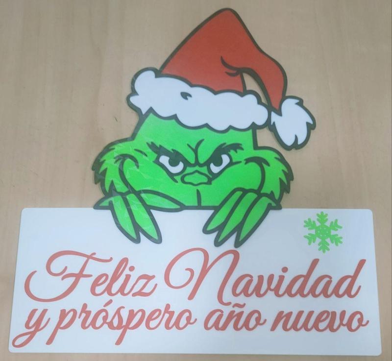 Christmas Grinch Sign, Independent