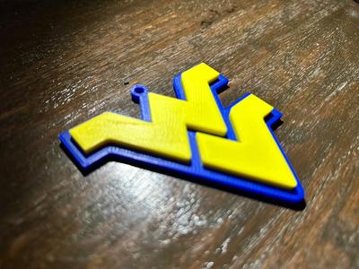 West Virginia Keychain/Ornament
