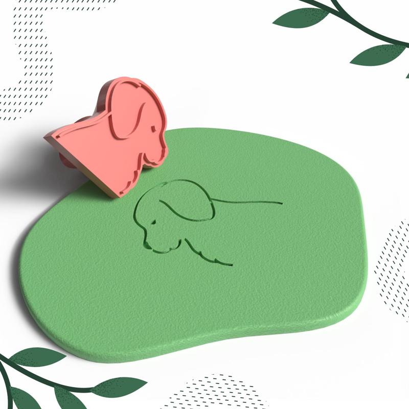 CLAY STAMP NO.29 | DIGITAL STL FILE | 1 SIZE