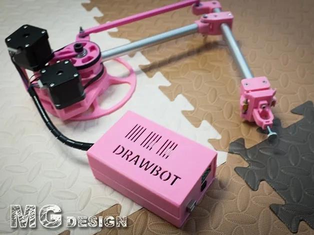 Drawbot robotic arm writing machine mega2560 control board case