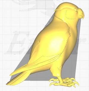 3D model represents a generic bird