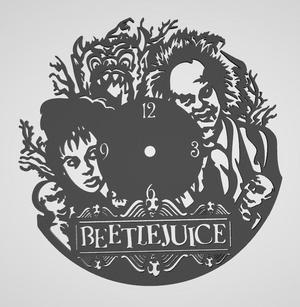 Beetlejuice Clock