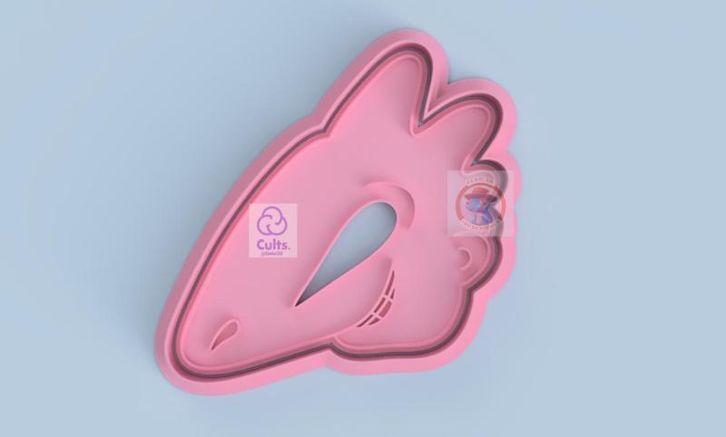 Adam Beetlejuice cookie cutter (Beetlejuice cookie cutter)