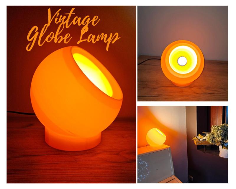 Vintage Globe Lamp | Cozy & Stylish Lighting